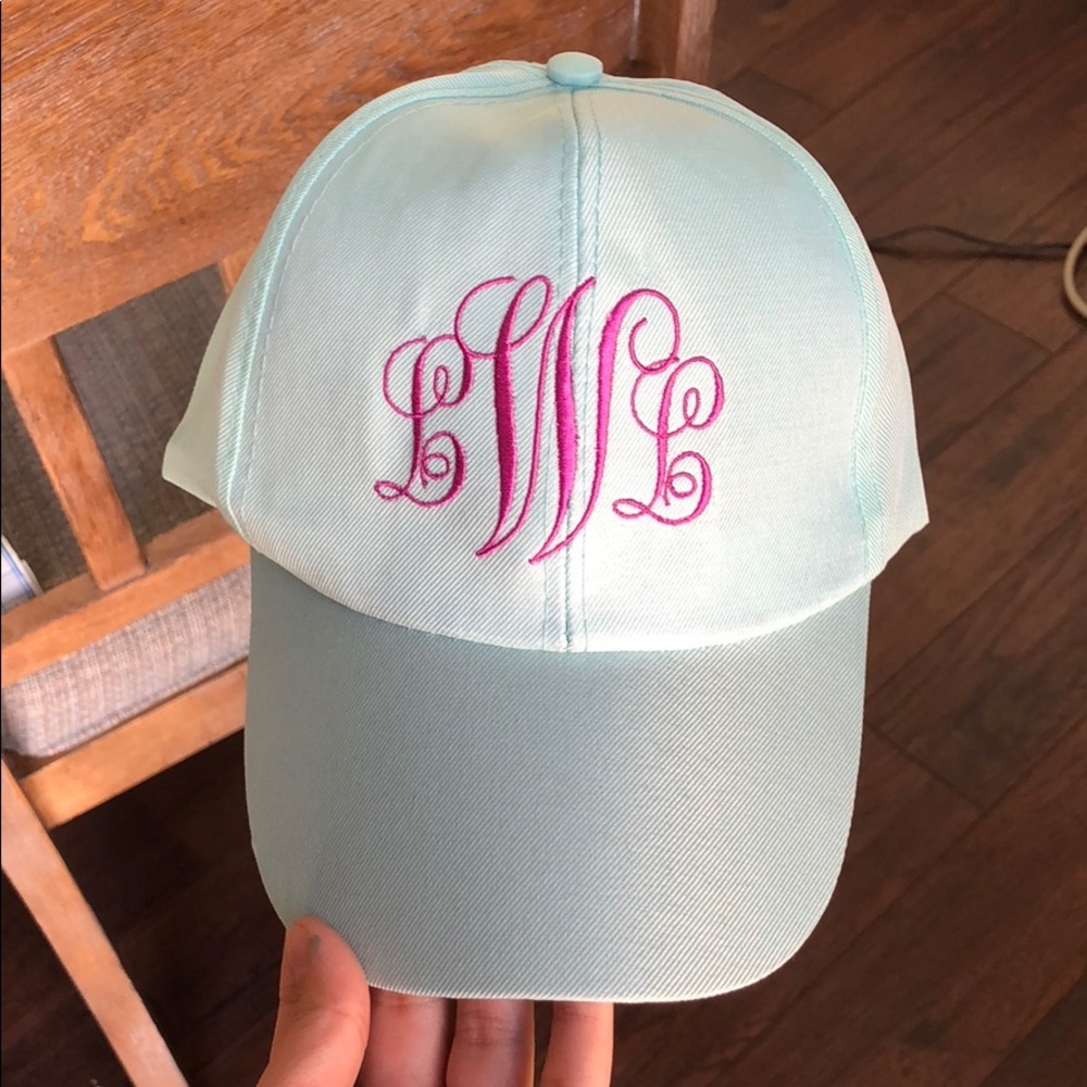 YOUR Personalized monogram ball cap hat.